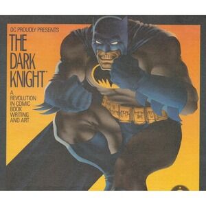 Vintage 1986 Batman Print Ad The Dark Knight Frank Miller DC Comics Comic Advert
